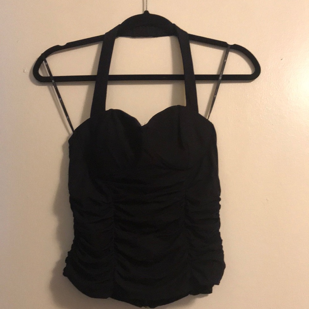 Forever 21 Corset Styled Halter Top